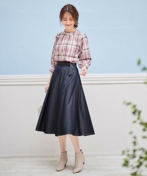 any SiS / エニィスィス ミニ・ひざ丈スカート | 【洗える】チノライクタック スカート | 詳細2