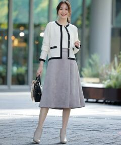 ANY SIS / エニィスィス ミニ・ひざ丈スカート | 【洗える】スエードライクビット スカート