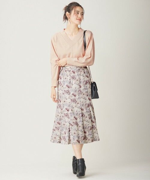 any SiS / エニィスィス ミニ・ひざ丈スカート | 【洗える】フルブルームフラワープリント スカート | 詳細9