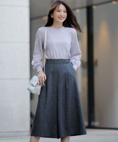 ANY SIS / エニィスィス その他パンツ | ホームスパンワイドクロップド パンツ