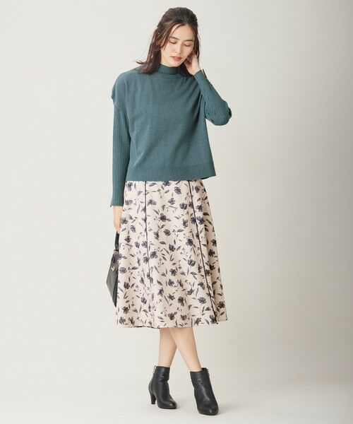 any SiS / エニィスィス ミニ・ひざ丈スカート | 【洗える】フローラルパターン スカート | 詳細4