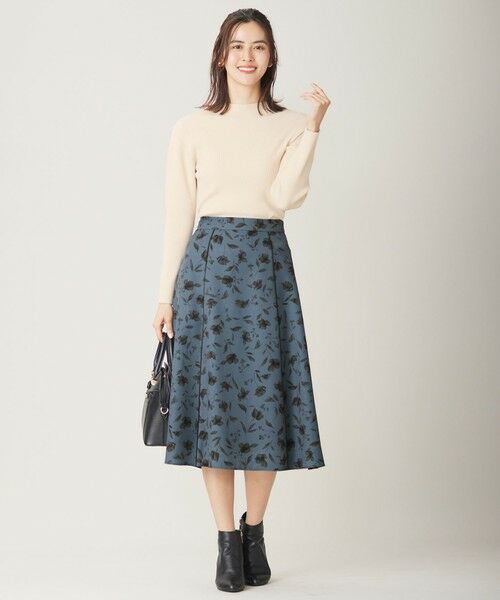 any SiS / エニィスィス ミニ・ひざ丈スカート | 【洗える】フローラルパターン スカート | 詳細8