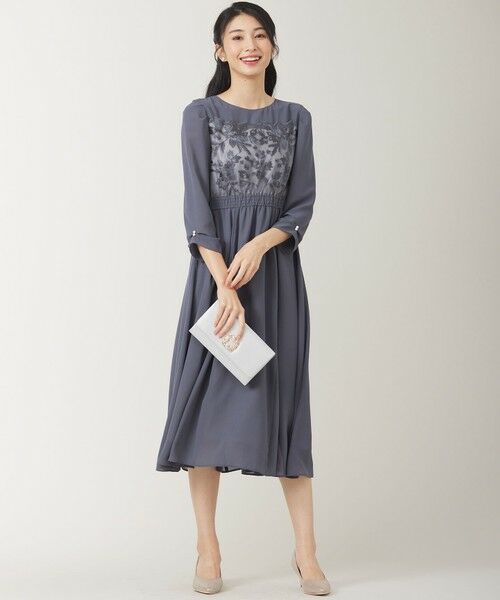 any SiS / エニィスィス ドレス | 【洗える】フラワー刺繍パーツ ワンピース | 詳細12