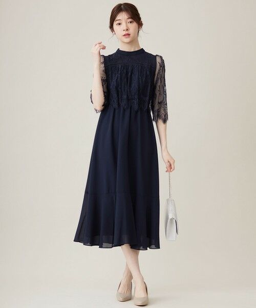 any SiS / エニィスィス ドレス | 【洗える】レーシーケープ ドレス | 詳細11