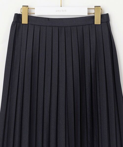 any SiS / エニィスィス ロング・マキシ丈スカート | 【洗える】ブライトサテンプリーツ スカート | 詳細10