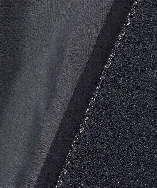 ANY SIS / エニィスィス ノーカラージャケット | リップルボーダーストレッチ ノーカラージャケット | 詳細12