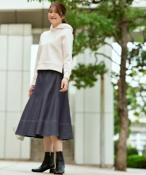 any SiS / エニィスィス ミニ・ひざ丈スカート | 【洗える】デニムライクシャンブレー スカート | 詳細2