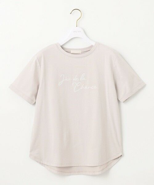 any SiS / エニィスィス カットソー | ロゴ刺繍 Tシャツ | 詳細8