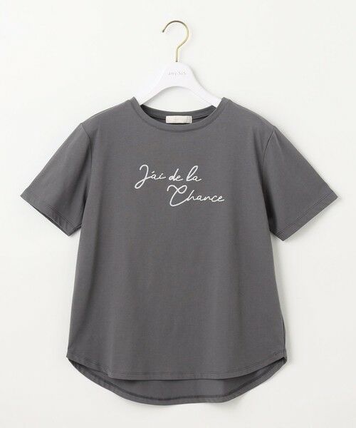 any SiS / エニィスィス カットソー | ロゴ刺繍 Tシャツ | 詳細9