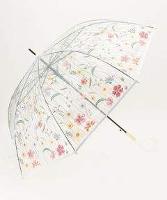 【WEB限定】刺繍風フラワー 長傘