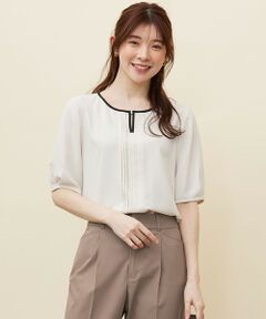 ANY SIS / エニィスィス シャツ・ブラウス | 【洗える】フロントタックバイカラー ブラウス