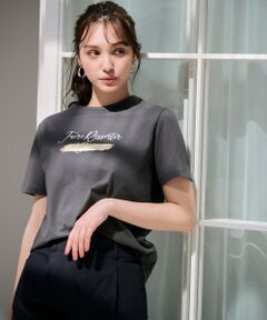 箔プリントロゴ Tシャツ