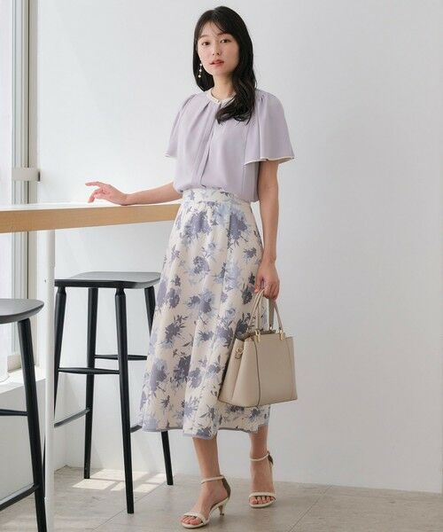any SiS / エニィスィス ミニ・ひざ丈スカート | 【撥水】シルエットフラワー スカート | 詳細13