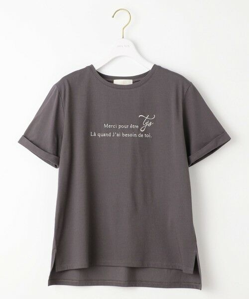 any SiS / エニィスィス カットソー | ロゴ刺繍 Tシャツ | 詳細8