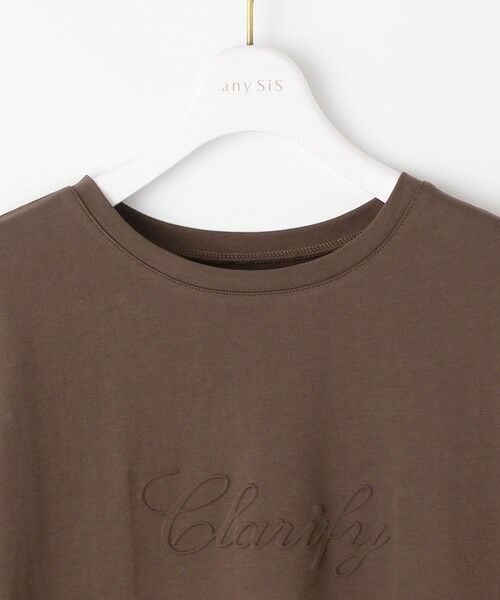 any SiS / エニィスィス カットソー | エンボスロゴ Tシャツ | 詳細8