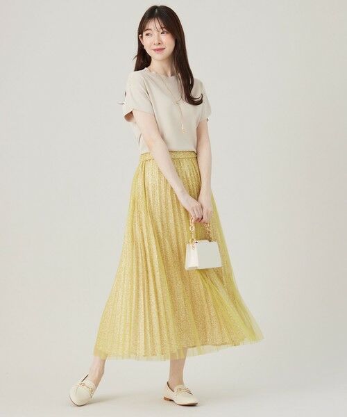 ANY SIS / エニィスィス ミニ・ひざ丈スカート | 【洗える】チュールレイヤードプリーツ スカート | 詳細15