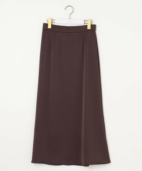 ANY SIS / エニィスィス ミニ・ひざ丈スカート | 【洗える】ダルサテンナロー スカート | 詳細17