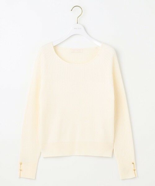 ANY SIS / エニィスィス ニット・セーター | 【ウールブレンドシリーズ】ベースネックリブコンビ ニット | 詳細25