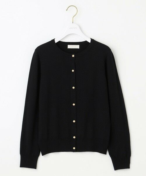 VALENTINO ブラックウールカーディガン　(ハンガー付き) VALENTINO(ヴァレンティノ) カーディガン(レディース) - 海外
