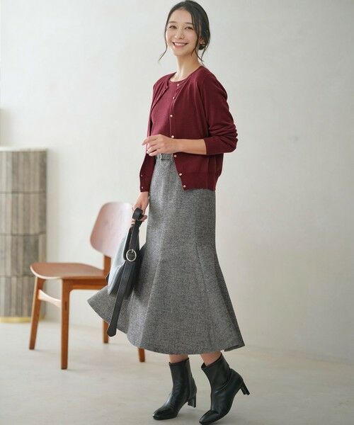 ANY SIS / エニィスィス カーディガン・ボレロ | 【ウールブレンドシリーズ】ベーシック カーディガン | 詳細6