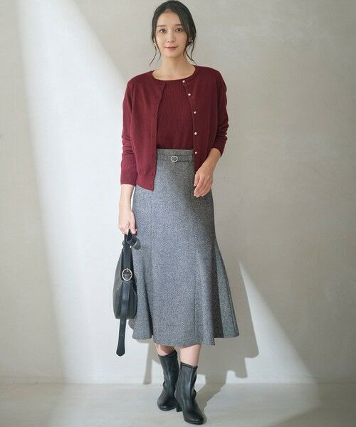 ANY SIS / エニィスィス カーディガン・ボレロ | 【ウールブレンドシリーズ】ベーシック カーディガン | 詳細7