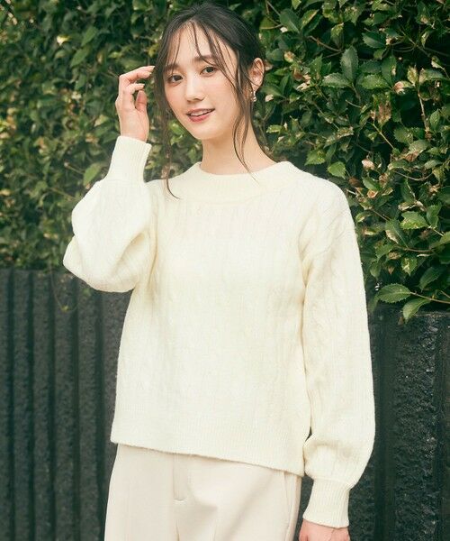 ANY SIS / エニィスィス ニット・セーター | 【洗える】ケーブルAir ニット | 詳細17
