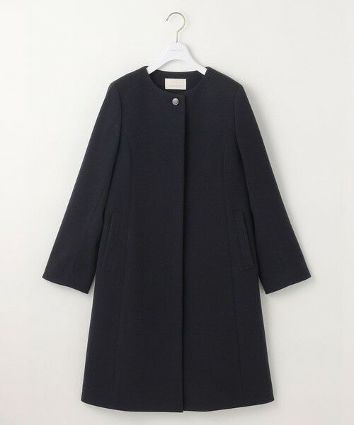 セール】 ウールライクノーカラー ロングコート （その他