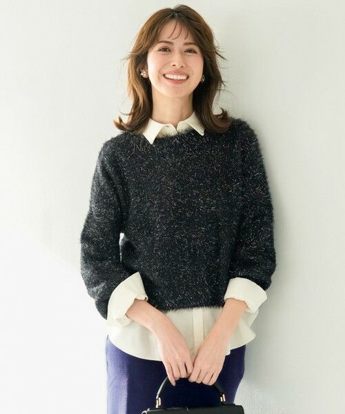 ANY SIS / エニィスィス ニット・セーター | 【洗える】フィルムラメシャギー ニット | 詳細6