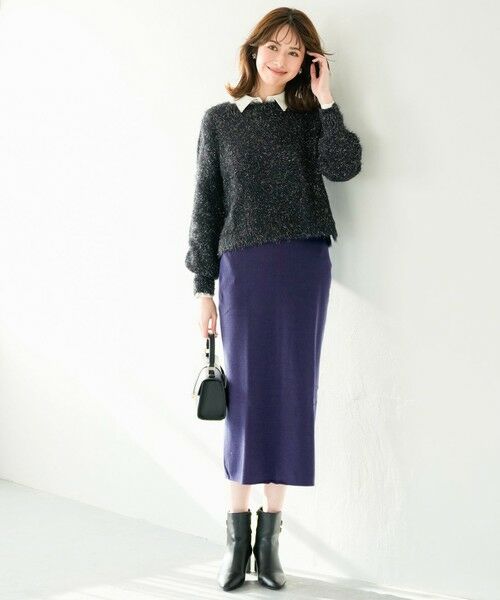ANY SIS / エニィスィス ニット・セーター | 【洗える】フィルムラメシャギー ニット | 詳細7