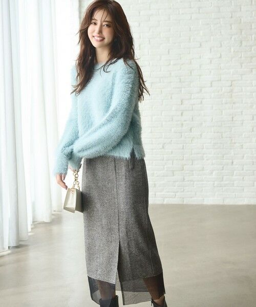 ANY SIS / エニィスィス ニット・セーター | 【洗える】フィルムラメシャギー ニット | 詳細9