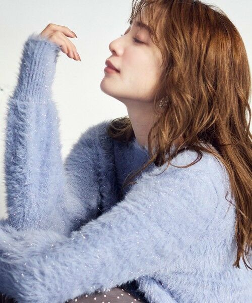 ANY SIS / エニィスィス ニット・セーター | 【洗える】フィルムラメシャギー ニット | 詳細17