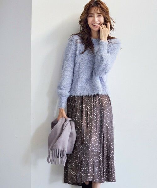 ANY SIS / エニィスィス ニット・セーター | 【洗える】フィルムラメシャギー ニット | 詳細18