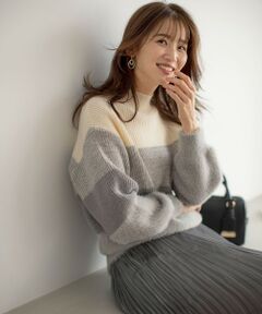 ANY SIS / エニィスィス ニット・セーター | 【洗える】グラデーションフェザー ニット