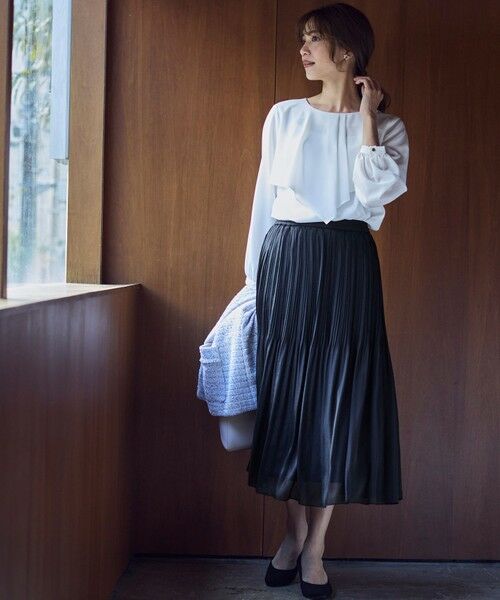 ANY SIS / エニィスィス ミニ・ひざ丈スカート | 【洗える】シャイニープリーツ スカート | 詳細2