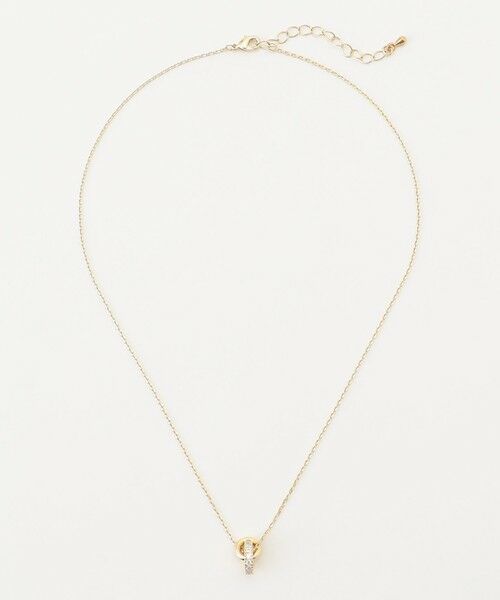 ANY SIS / エニィスィス ネックレス・ペンダント・チョーカー | 【全方位 好印象】ダブルリングストーン ネックレス | 詳細1