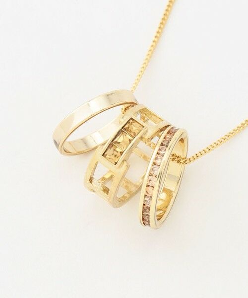 ANY SIS / エニィスィス ネックレス・ペンダント・チョーカー | スリーリング ネックレス | 詳細2