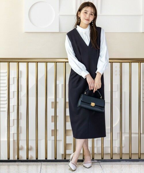 ANY SIS / エニィスィス ロング・マキシ丈スカート | 【優木まおみさんコラボ】秒映えセレモニー ブラウス × ジャンパースカート | 詳細3