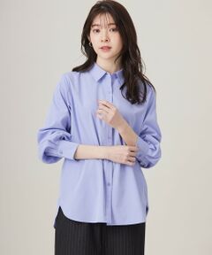 【洗える】ランタンスリーブ シャツ