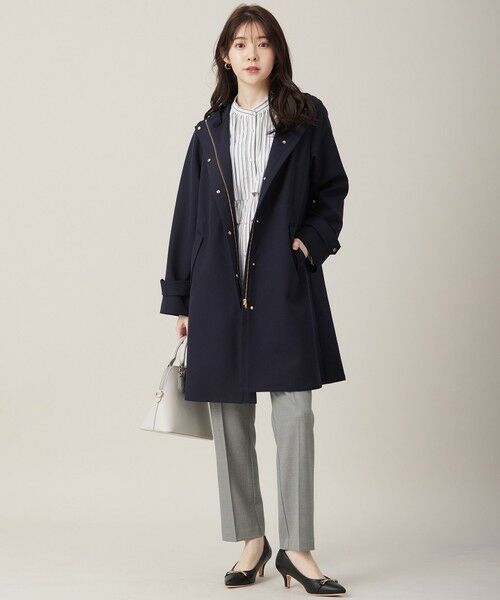 ANY SIS / エニィスィス その他アウター | 【撥水・UVカット・洗える】フーデットロング コート | 詳細1