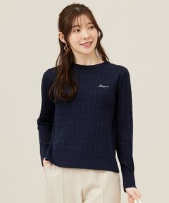 ANY SIS / エニィスィス ニット・セーター | 【貴島明日香さんコラボ】ケーブル ニャット