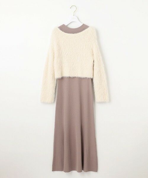 ワンピース 訳ありセット セール】 【2SET】シャギー ニット × ワンピース セット （ミニ