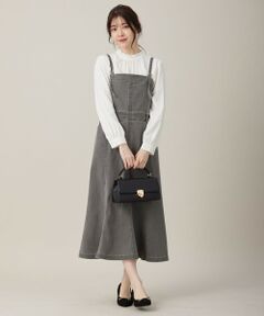 ANY SIS / エニィスィス ロング・マキシ丈ワンピース | 【洗える】ストレッチライトデニム ワンピース