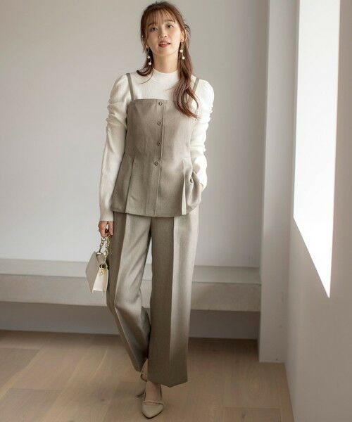 ANY SIS / エニィスィス セットアップ | 【洗える】ビスチェ & ワイドパンツ セット | 詳細21