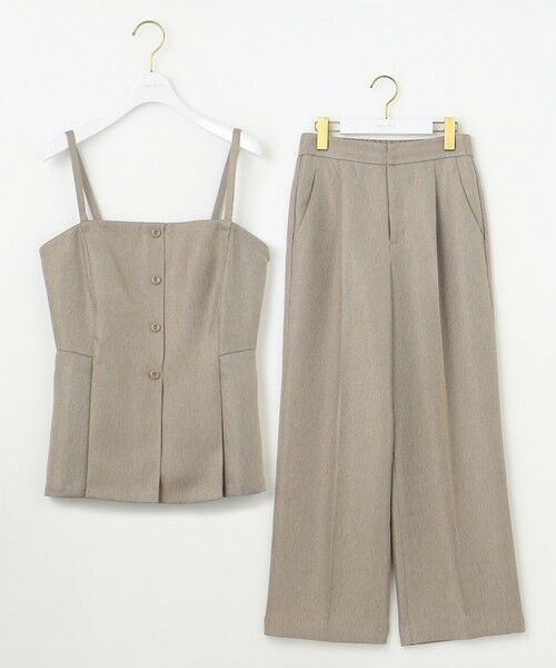 ANY SIS / エニィスィス セットアップ | 【洗える】ビスチェ & ワイドパンツ セット | 詳細24