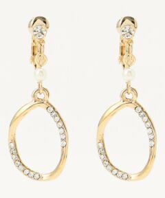 ANY SIS / エニィスィス ピアス・イヤリング | オーバルストーンライン イヤリング