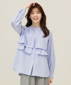 ANY SIS / エニィスィス シャツ・ブラウス | 【洗える】ラッフルレイヤード ブラウス