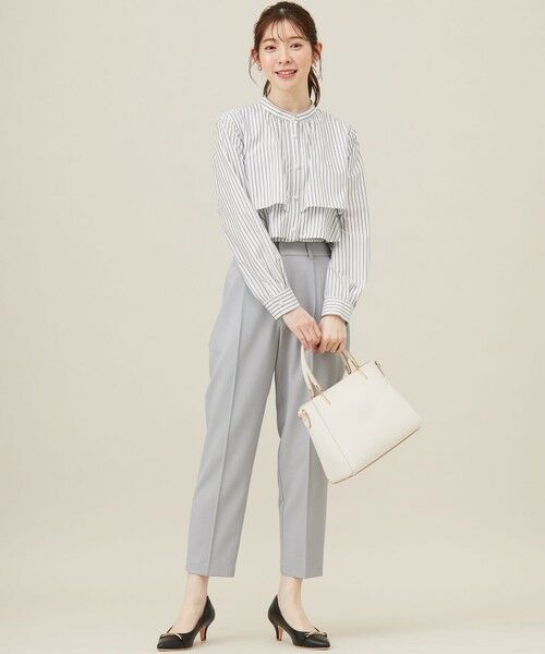 洗える】ラッフルレイヤード ブラウス （シャツ・ブラウス