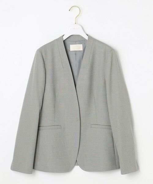ANY SIS / エニィスィス ノーカラージャケット | 【洗える】褒めらレディノーカラー ジャケット | 詳細4