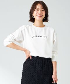 ANY SIS / エニィスィス カットソー | 【洗える】2wayストレッチジョーゼットロゴ ロンT