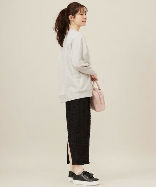 ANY SIS / エニィスィス スウェット | 【貴島明日香さんコラボ】ラメ裏毛猫トレーニャー | 詳細2